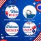 Welcome Home Banner Military - Red White Blue Welcome Home Decorations We Are So Proud of You Banner Backdrop &18 PCs Balloons for Army Returning Homecoming Party
